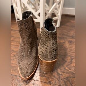 1. State Larocka Perforated Suede Ankle Boots